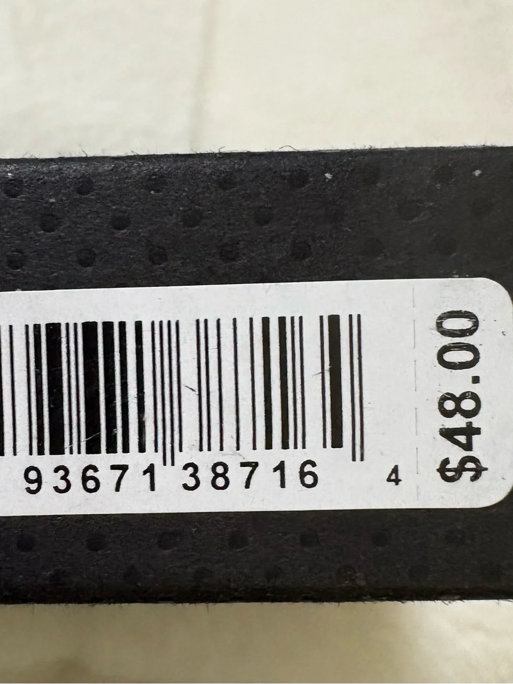 GUESS Black Leather Men's Wallet with Red Stitch Accents